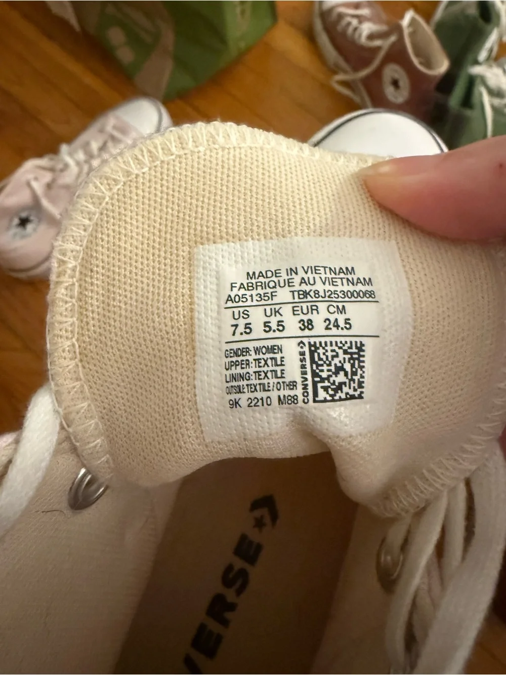 Converse High-Top Platform Sneaker in Light Pink